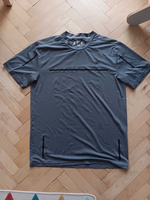 Koszulka męska do biegania New Balance szara M