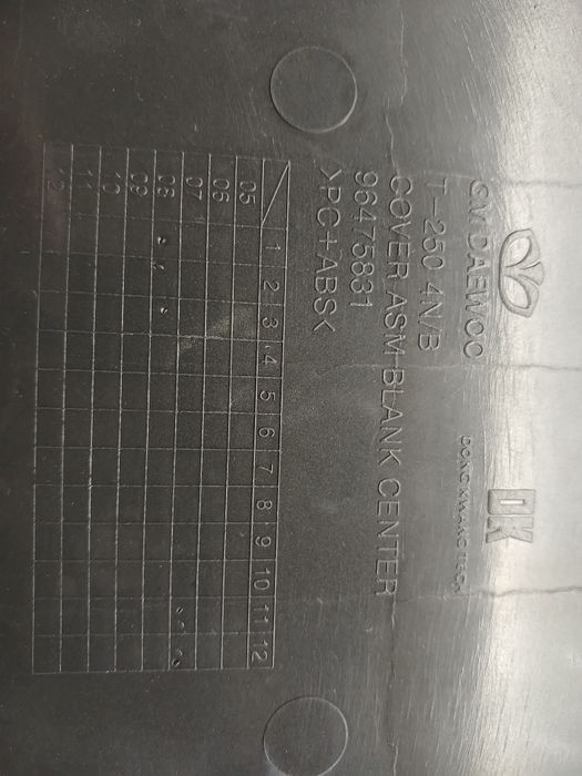 Кришка торпеди на  АВЕО