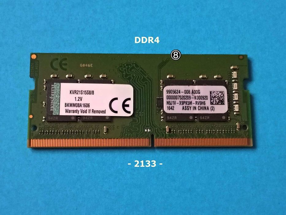 DDR4 8GB KingSton 2133