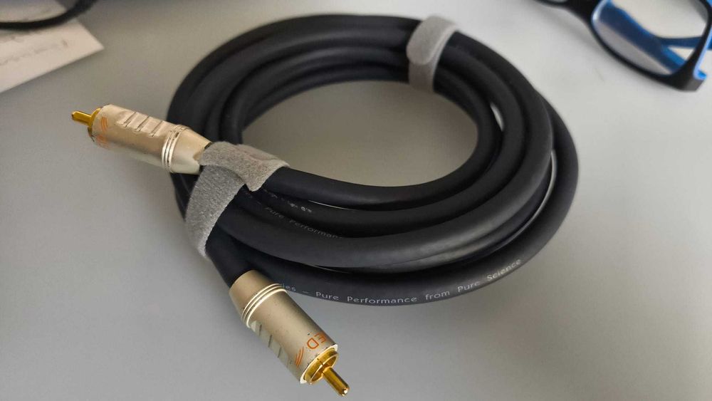 Cabo Digital Coaxial QED One 3m + Cabo Ótico Philips (Oferta)