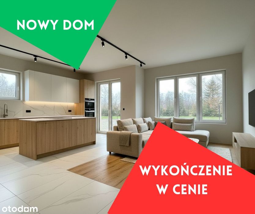 Nowy dom pod klucz | 138 m² | garaż | ogród