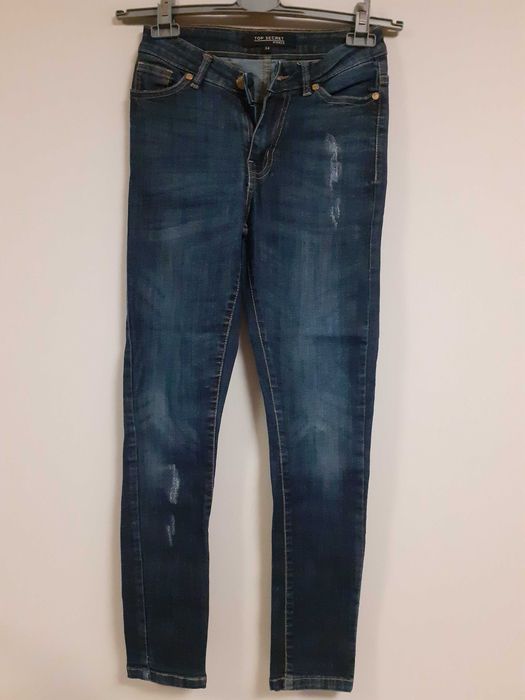 Spodnie jensowe długie