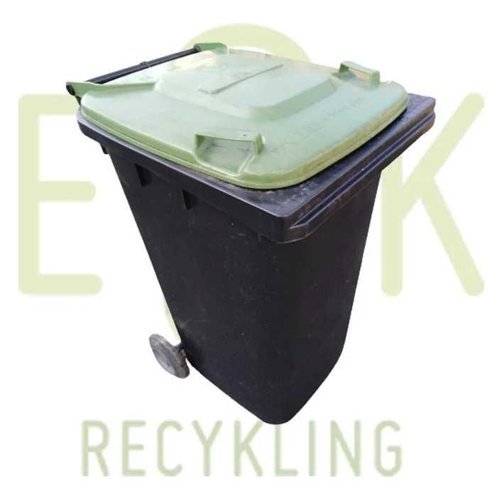 Używane pojemnik na odpady 240l niemiecki kosze na śmieci wysyłka 0 zł