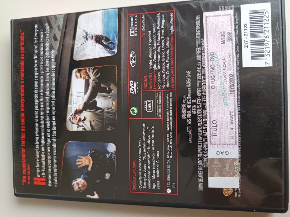 DVD o fugitivo.  .