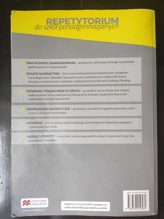 Repetytorium do języka angielskiego