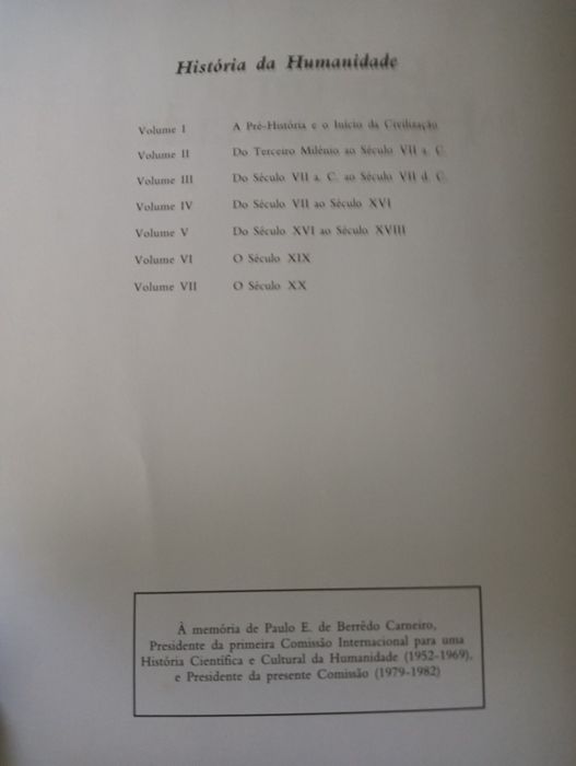 Livro História da Humanidade Verbo