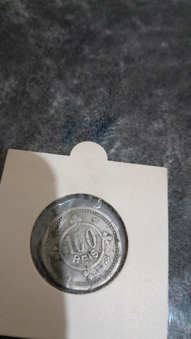 moedas de reis , 100 reis, 10, 20 e 50