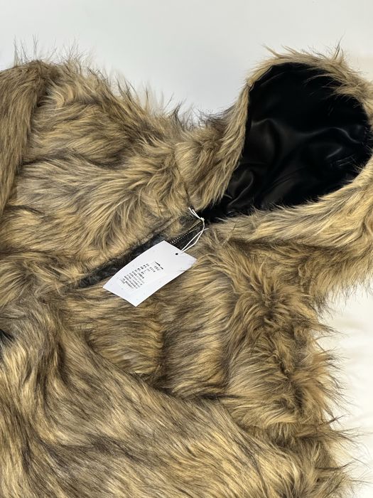 ДВОХСТОРОННИЙ дутый бомбер меховый шуба кожаный куртка курточка opium