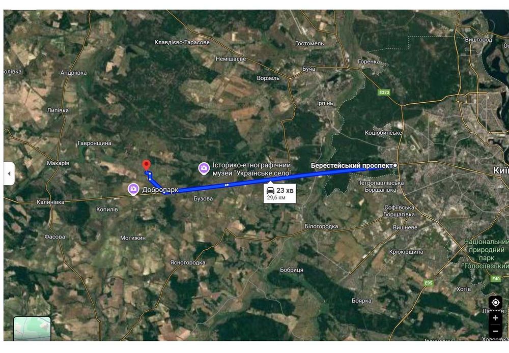 Колонщина ділянка 12 соток під забудову електрика по фасаду.
