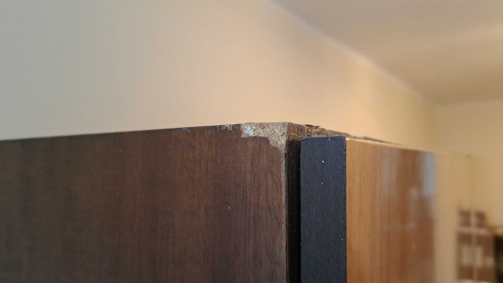 Szafa połysk PRL 1975 Obornickie Fabryki Mebli