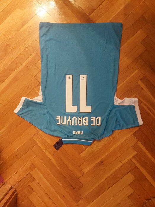 koszulka Napoli 2024/25 z personalizacją Kevin De Bruyne.