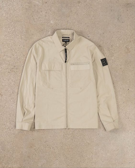 Куртка Marshall Artist Vanguard Overshirt Stone | Оригінал