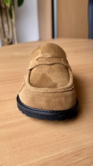 Mule em pele genuína castanho da Zafra