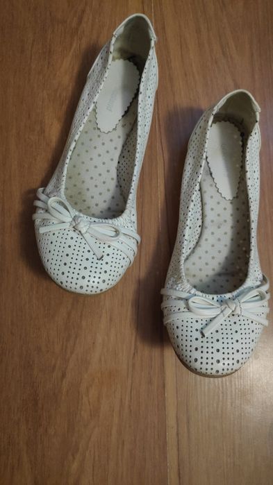 Baletki białe Deichmann rozm 40