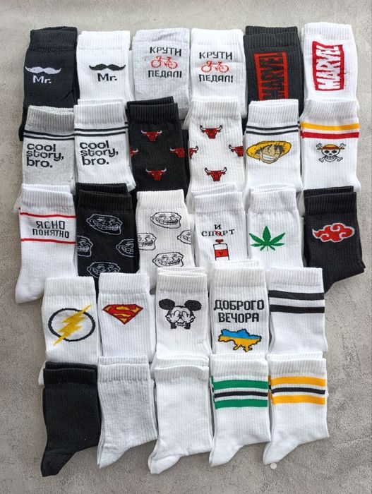 Чоловічі та жіночі шкарпетки з принтом/чоловічі теплі зимові шкарпетки