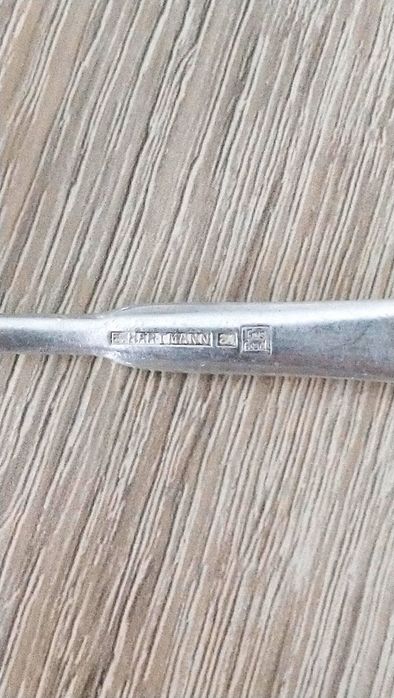 Posrebrzane łyżki E. Hartmann 90