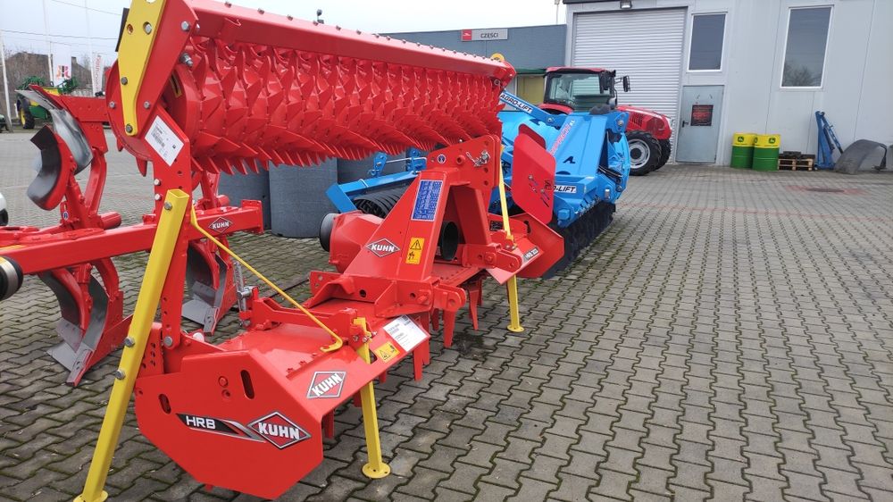 Brona aktywna obrotowa KUHN HRB 303 D wał packera