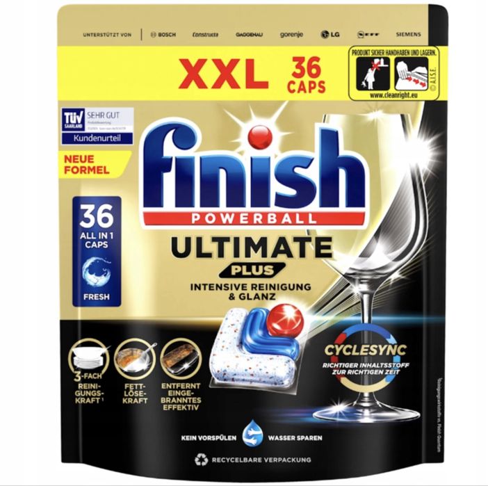 Tabletki do zmywarki FINISH ULITMATE 36szt.