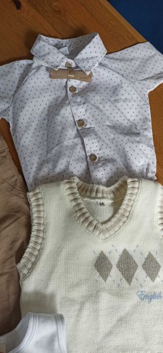 Ubranko na chrzest 68 rozmiar