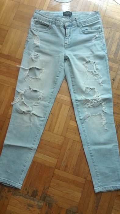 Jeansy damskie boyfriend 34