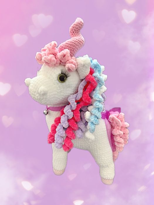 Jednorożec na szydełku