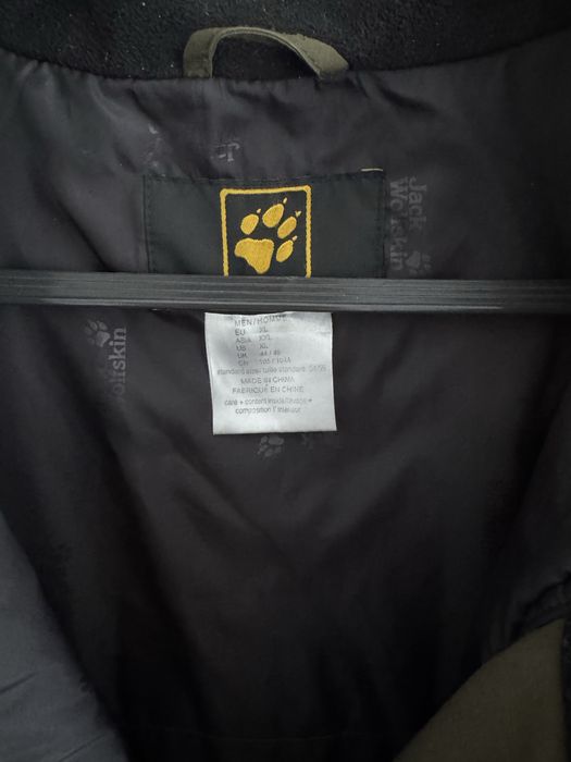 Męska zimowa kurtka khaki Jack Wolfskin XL