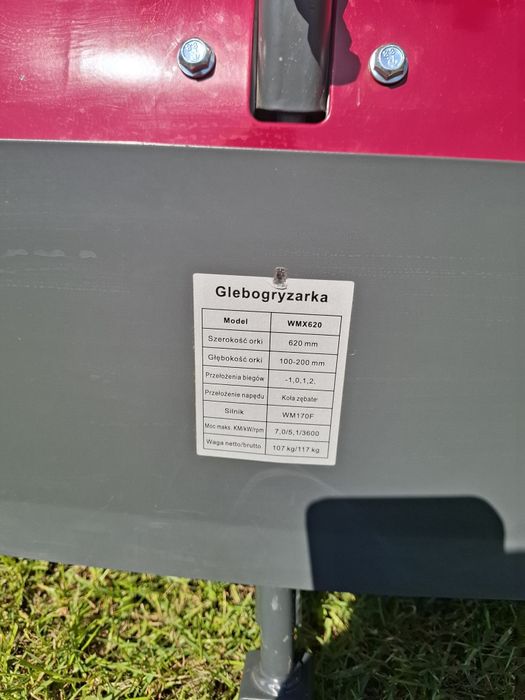 Glebogryzarka Weima 620+nowy osprzęt. Gwarancja