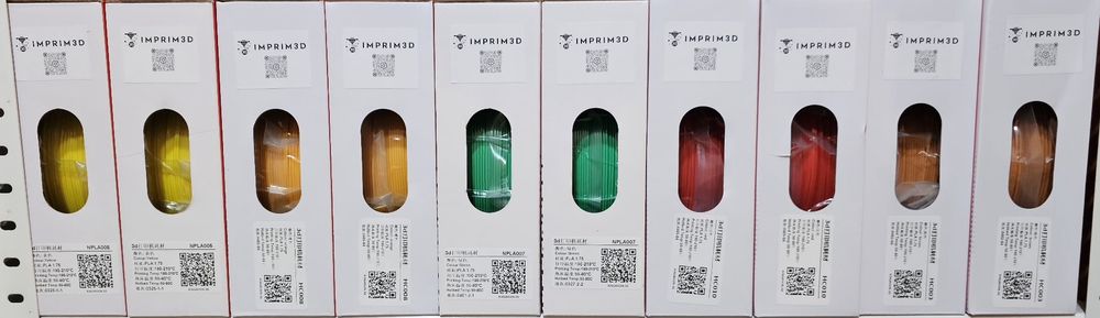 PLA 1,75mm p/ impressora 3D desde 11€/Kg