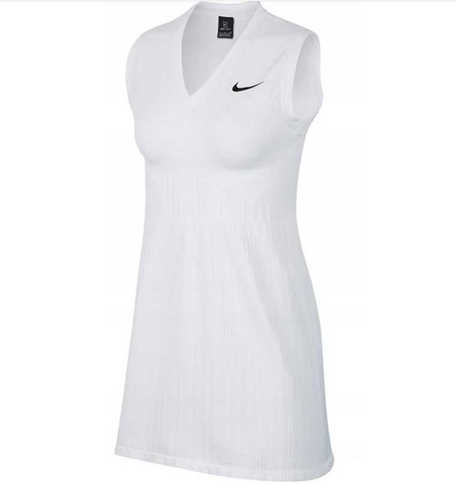 Платье теннисное S размер NIKE AT5104-100 DRESS LN Slim FIT AT5104100 сукня тенісна