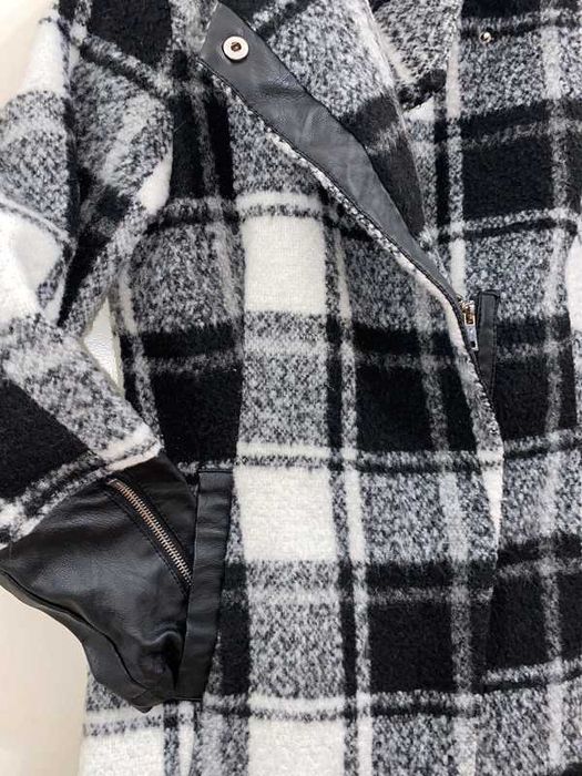 Casaco padrão quadrados