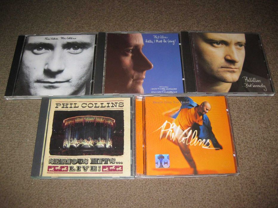 5 CDs do "Phil Collins" Excelente Estado!
