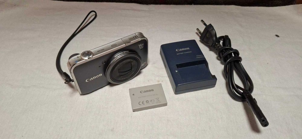 Canon Power Shot SX220 HS - Uszkodzony, czytaj opis!