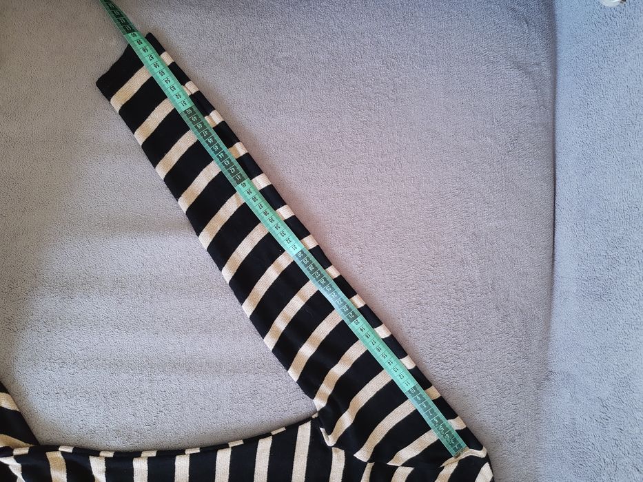 Bluzka w pasy ze złotą nitką