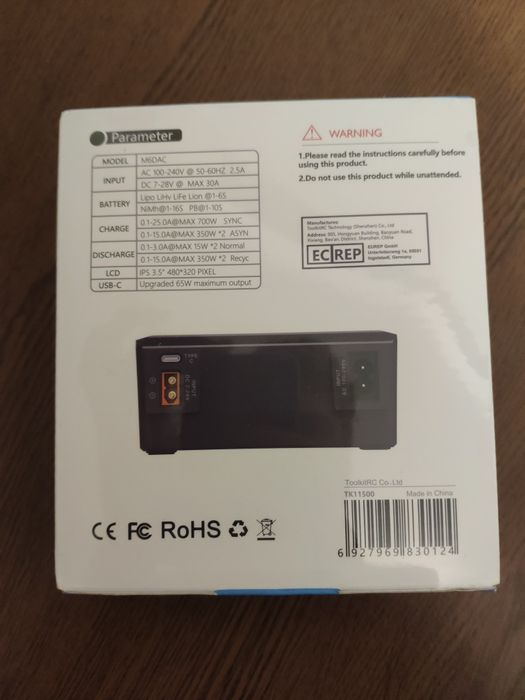 ToolkitRC m6dac Зарядний пристрій