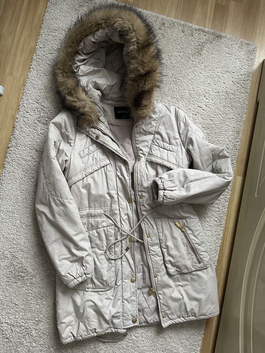 Топ сікрет 34 куртка парка top secret xs s беж демі