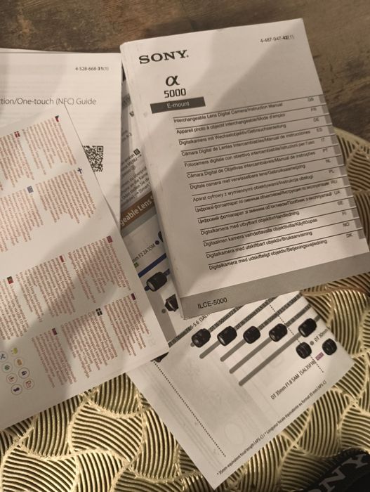 Sony Alpha A5000 + obiektyw 16–50 OSS + torba | stan bardzo dobry