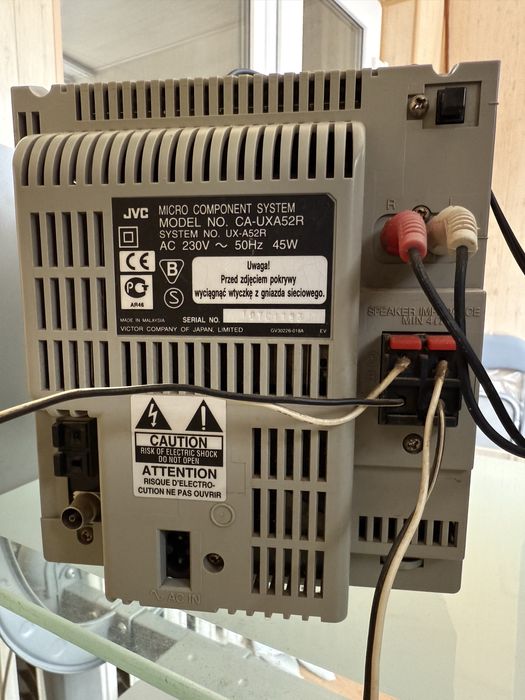 Jvc sp-uxa52 Музыкальный центр музичний центр