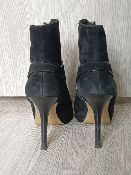 Nine west botki szpilki buty na obcasie czarne eleganckie 3