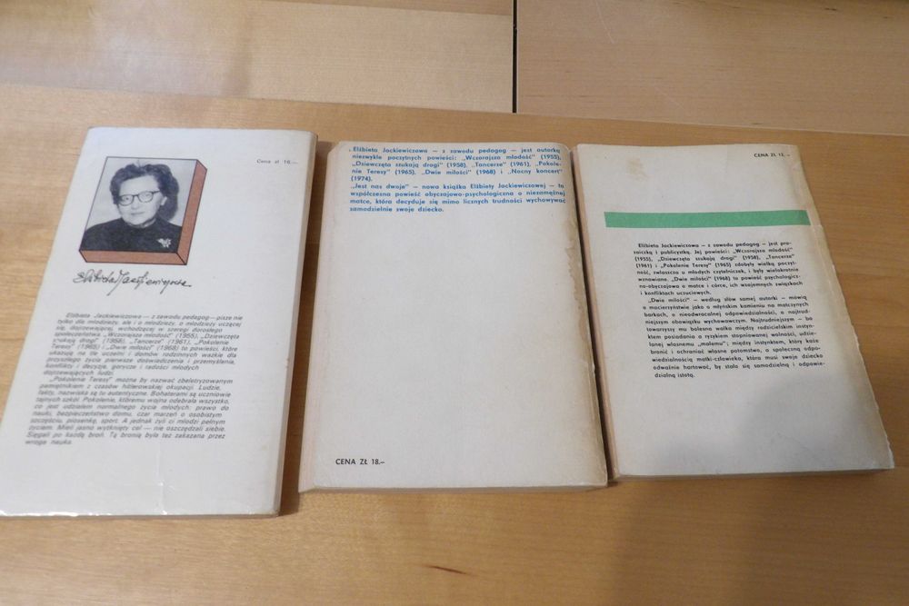 Zestaw książek młodzieżowych PRL-JACKIEWICZOWA, SIESICKA
