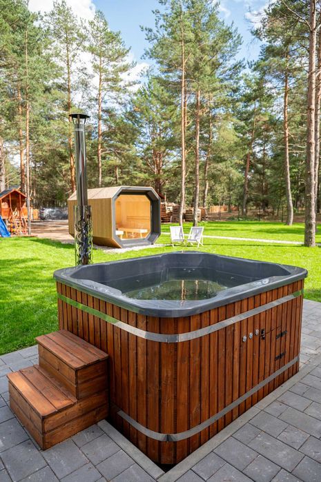 Domy w kaszubskim lesie, SAUNA, BALIA, Borsk!