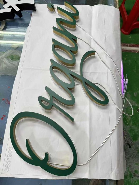 Reclamos Luminosos LED - Letras Monobloco Personalizadas 3D, Corte CNC