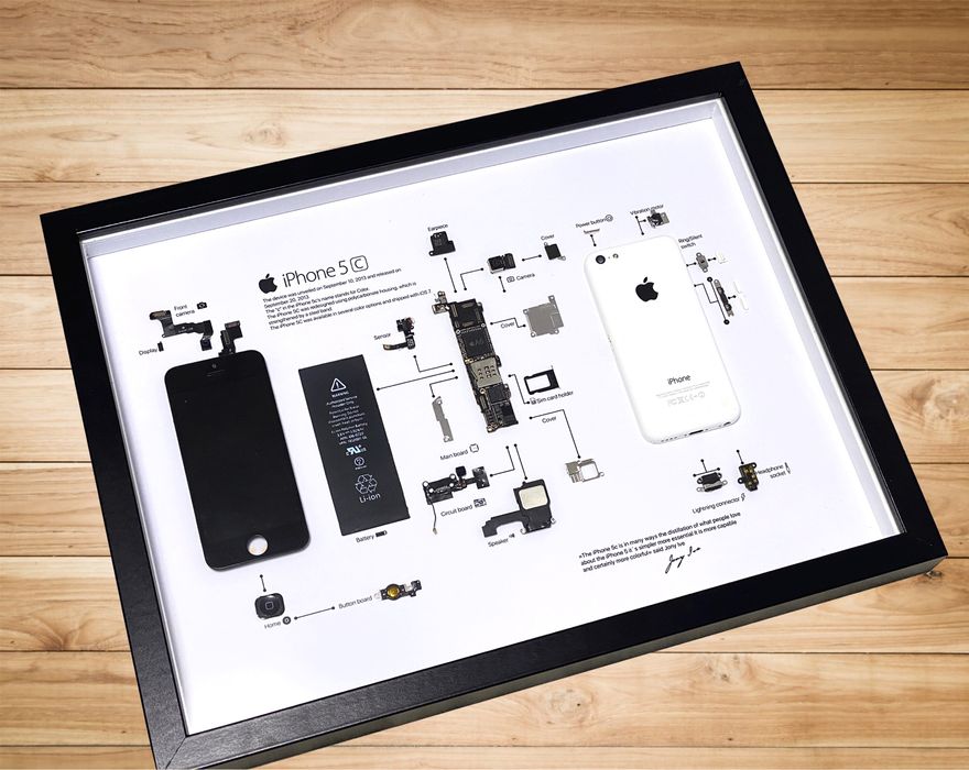 Арт картина iPhone 5C з склом