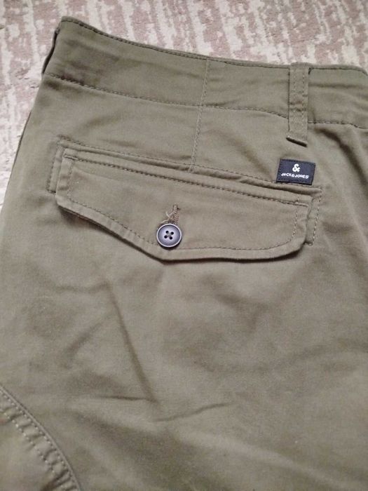 Штани Jack & Jones джогери хакі штани military карго тактичні штани
