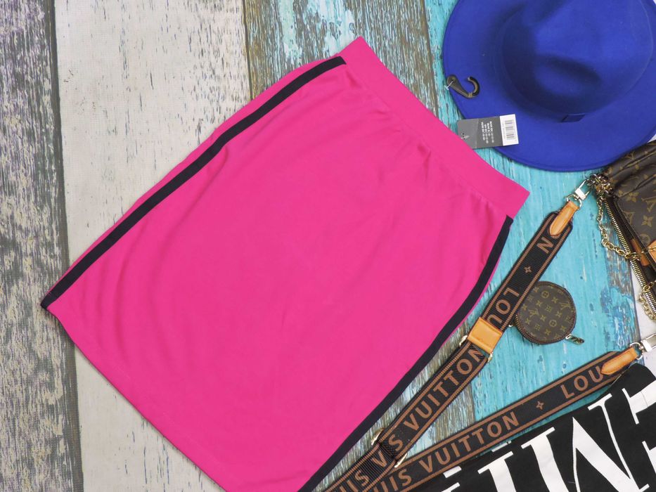 Esmara Nowa dresowa spódnica fuksja lampas XS