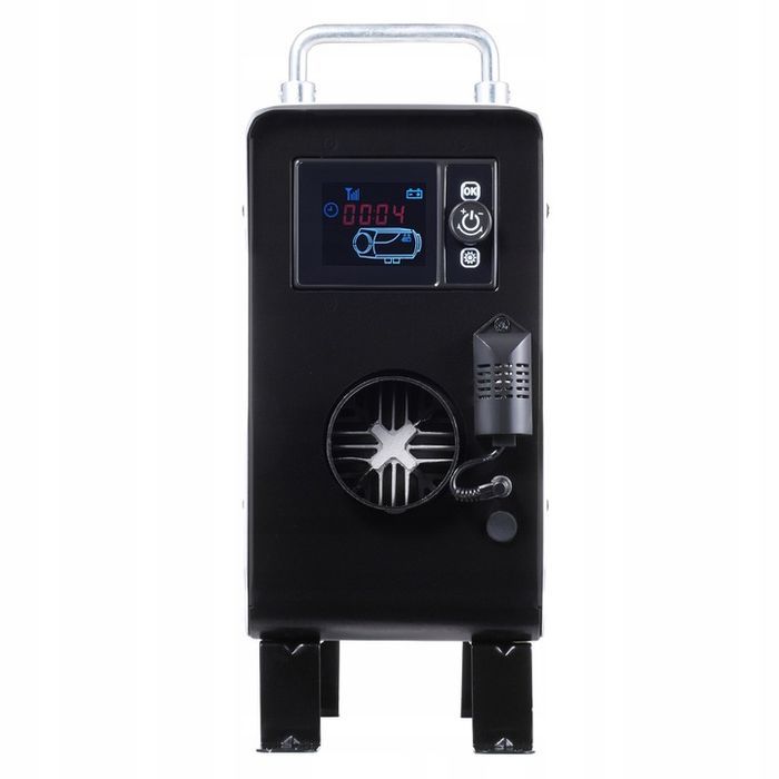 diesel air heater 12v/24v 2kw bluetooth app pilot na zewnątrz