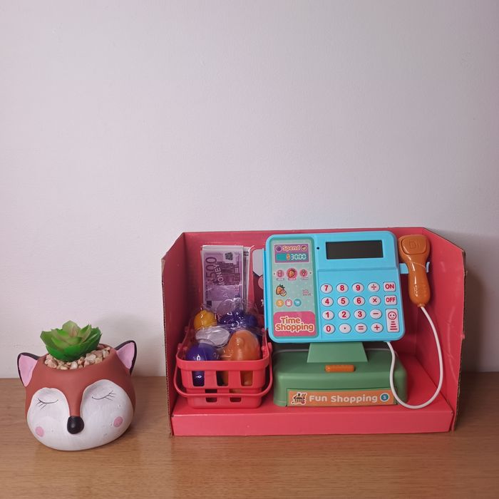 Касовий апарат дитячий, касова лента,ваги,сканер, калькулятор,каса