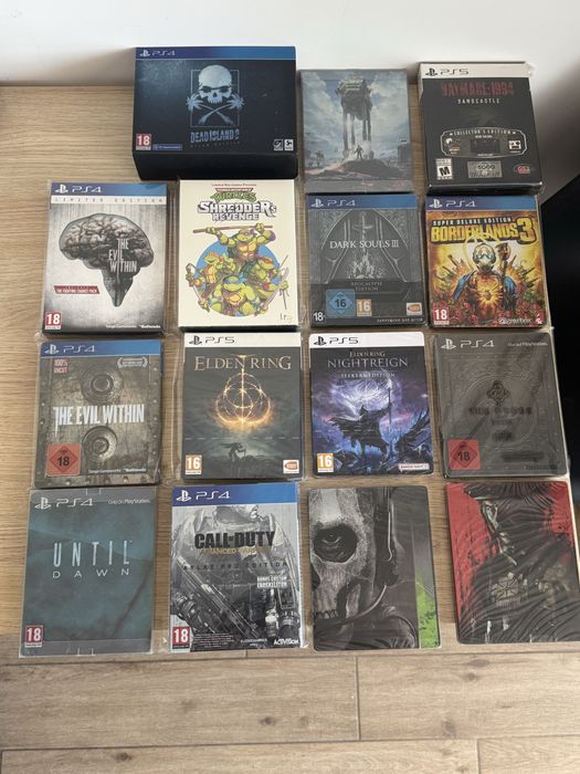 Death Stranding і Resident Evil steelbook ігри ps4,ps5 special