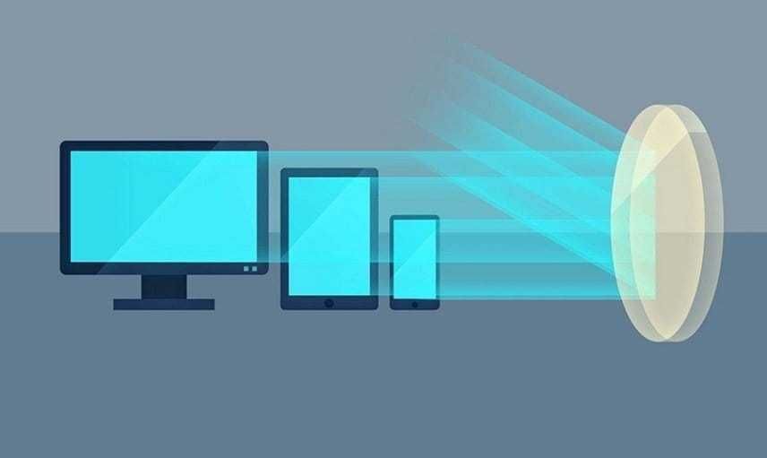 Okulary Zerówki z Filtrem Niebieskim do komputera HBLF54 moc: 0