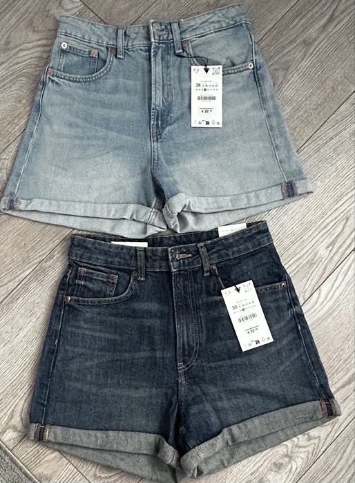 Джинсові шорти zara розмір 36/38