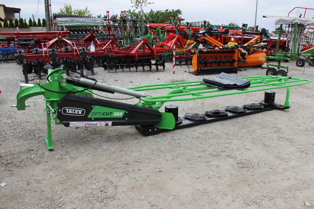 Kosiarka dyskowa talex 2,2 m 2,6 m, 3,0 m listwa pottingera OPTI CUT z WOM promocja od ręki transport, producent nowy model